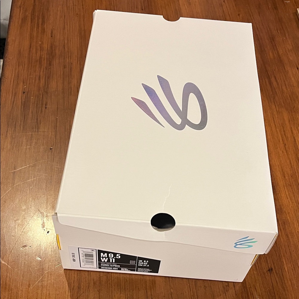 Under Armour Curry 12 PSCS shoe EMPTY BOX ONLY